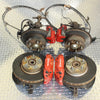 GENUINE HONDA INTEGRA DC5 Type R BREMBO BRAKE CALIPER SET JDM 5 LUG SPINDLES HUB