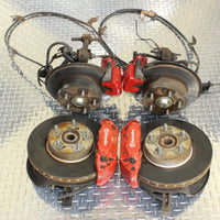 GENUINE HONDA INTEGRA DC5 Type R BREMBO BRAKE CALIPER SET JDM 5 LUG SPINDLES HUB