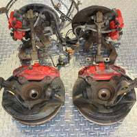 GENUINE HONDA INTEGRA DC5 Type R BREMBO BRAKE CALIPER SET JDM 5 LUG SPINDLES HUB